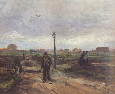 Vincent Van Gogh Outskirts of Paris (nn04) china oil painting image